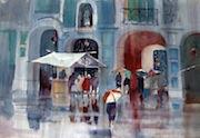 Morris Shubin, "Rainy Day, San Miguel".